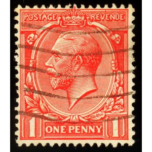 George V Timbre One Penny