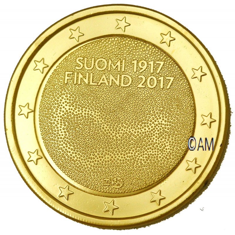 Finlande 2017 2 Euro Commémorative Indépendance Dorée à Lor Fin 24