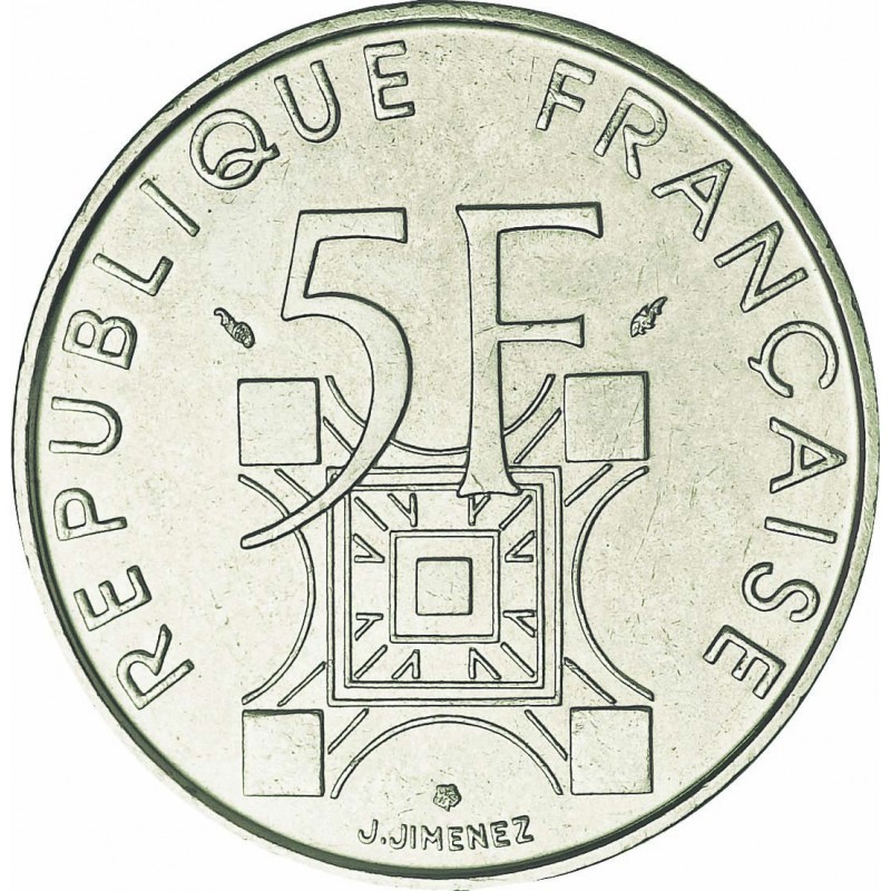 5 francs tour eiffel