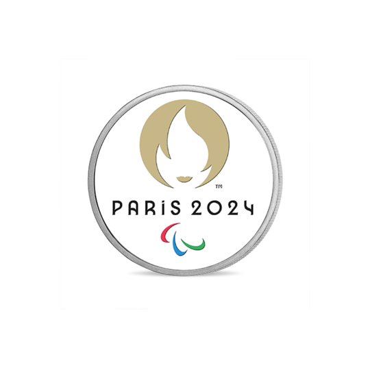 France 2021 PARIS 2024 JO Médaille emblème Paralympique Blister