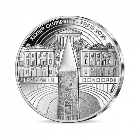 Les monnaies 10€ en argent pur - «Jeux olympiques Paris 2024»