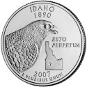 Idaho 2007 - Faucon - 1/4 dollar