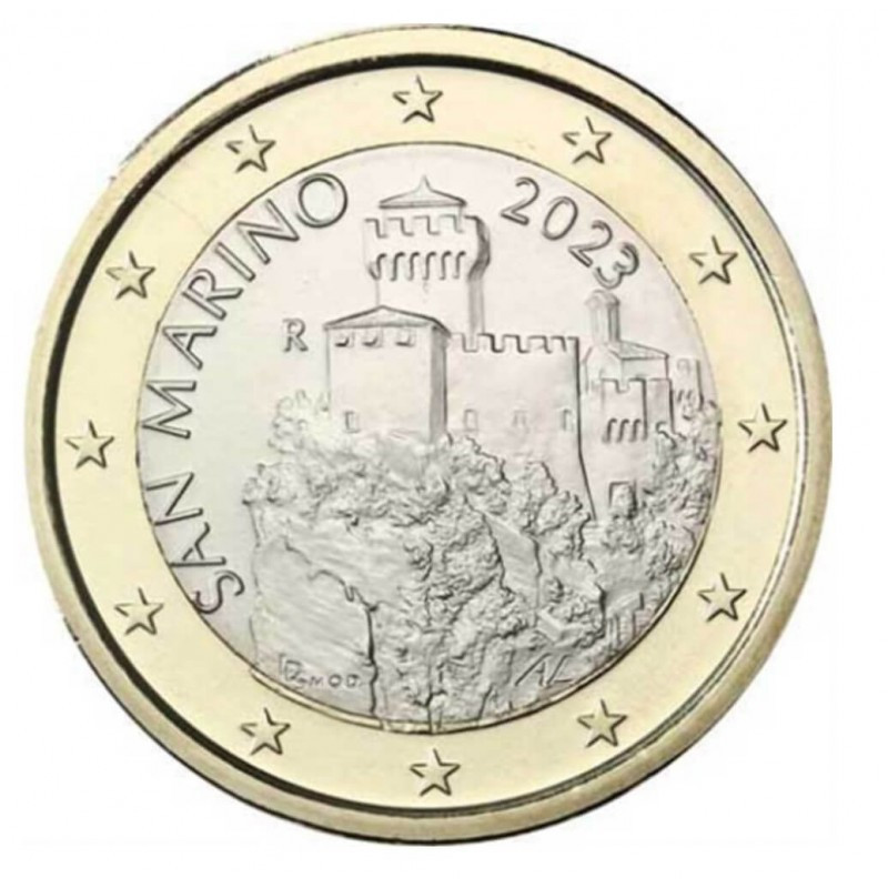 1 Euro Saint-Marin dorée à l'Or fin