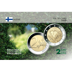 2 Euro FINLANDE 2008 Droits de l'homme - Le Comptoir de l'Euro