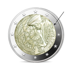 Rouleau de 25 pièces de monnaie de 2 euro commémorative Italie 2023 –  Alessandro Manzoni (illustré) - La Poste