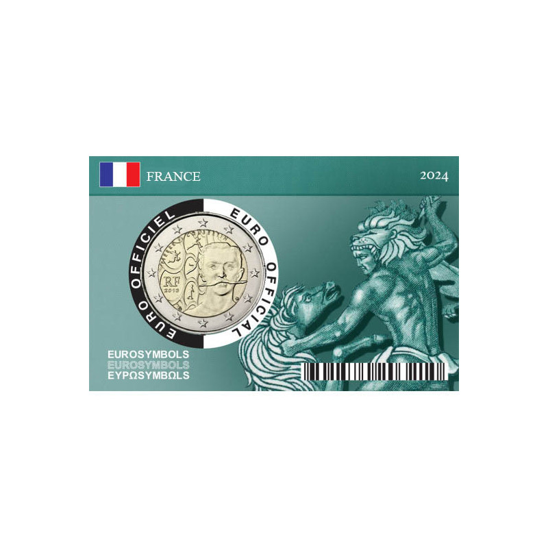 Série de 5 coincards 2 euros BU 2023 France J.O. de Paris 2024. -  Philantologie