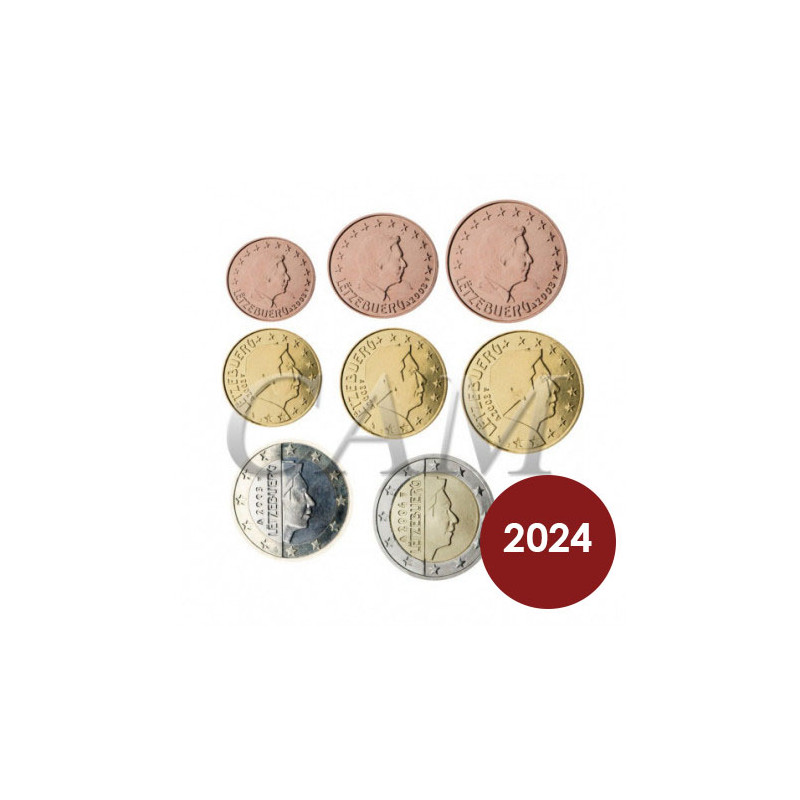 Luxembourg 2024 Série Euros complète