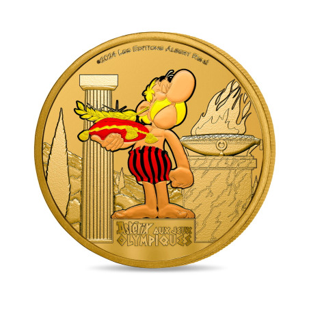 Monnaie de Paris 2024 Médaille -  Astérix aux jeux Olympiques-