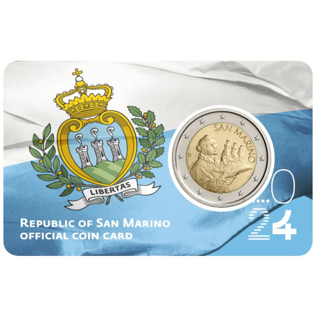 Saint Marin 2024- Coincard Bandiera di San Marino