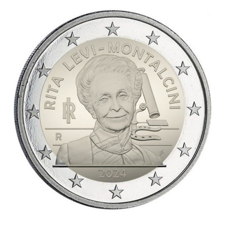 Italie 2024 - 2 euro Coincard BU– Rita Levi-Montalcini