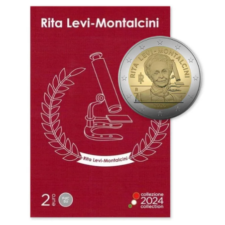 Italie 2024 - 2 euro Coincard BU– Rita Levi-Montalcini