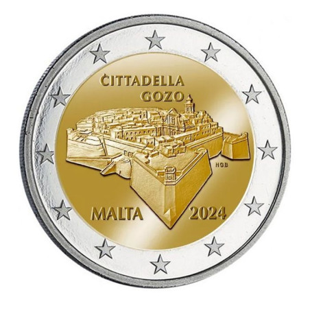 Malte 2024 - 2 euro commémorative  BU –  Castello de Gozo