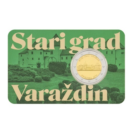 Croatie 2024 – 2 euro Coincard  "Château de Varazdin"