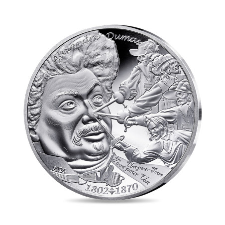 Monnaie de Paris 2024 - 10€ ARGENT BE - A. Dumas