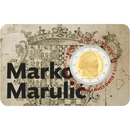 Croatie 2024 – 2 euro Coincard  "Marko Marulic"