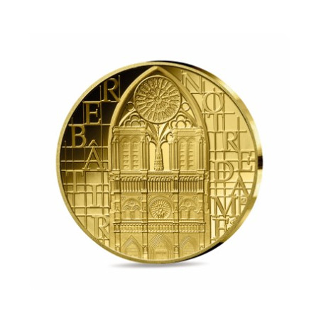 Monnaie de Paris 2024 - Notre Dame de Paris - 50€ Or