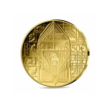 Monnaie de Paris 2024 - Notre Dame de Paris - 50€ Or