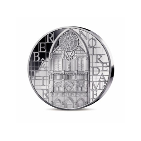 Monnaie de Paris 2024 - Notre Dame de Paris - 25€ Argent connectée