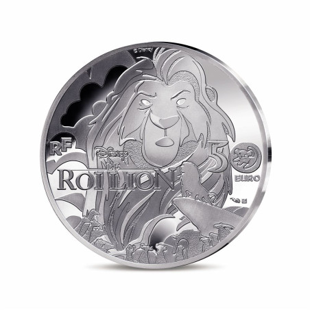 Monnaie de Paris 2024 - LE ROI LION -50€ Ag 5 oz. BE