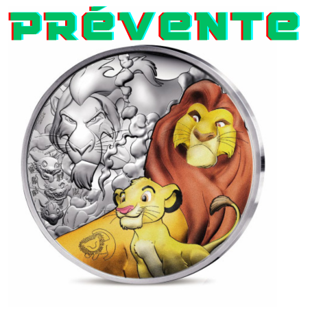 Monnaie de Paris 2024 - LE ROI LION -50€ Ag 5 oz. BE