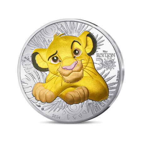 Monnaie de Paris 2024 - LE ROI LION -10€ Argent - Le Roi Lion