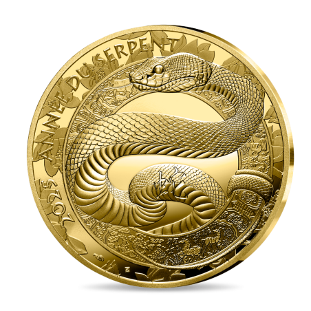 Monnaie de Paris 2025- Année du Serpent 50€ Or 1/4 oz. BE