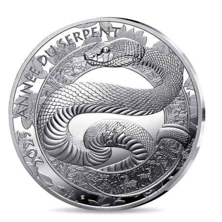 Monnaie de Paris 2025-  Année du Serpent 20€ Argent 1 oz. BE