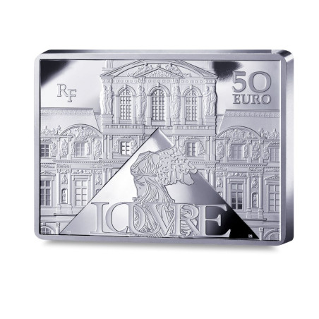 Monnaie de Paris 2025- COLLECTION LE LOUVRE - REMBRANDT- 50€ 100gr Argent BE