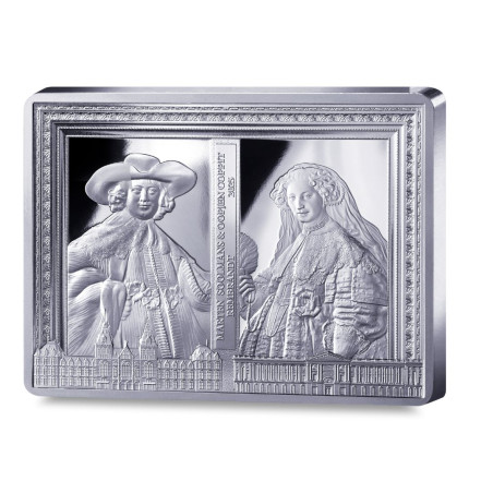 Monnaie de Paris 2025- COLLECTION LE LOUVRE - REMBRANDT- 50€ 100gr Argent BE