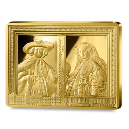 Monnaie de Paris 2025- COLLECTION LE LOUVRE - REMBRANDT- 50€ Or 1/4 oz. BE