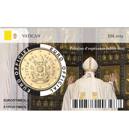 Vatican 2025 " Jubilé" - 50 centimes incluse