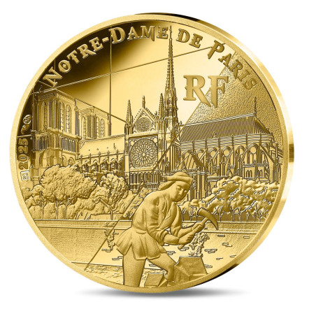 Monnaie de Paris 2025-UNESCO-200€ Or BE 1oz Notre-Dame